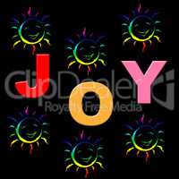 Joy Kids Shows Fun Childhood And Positive