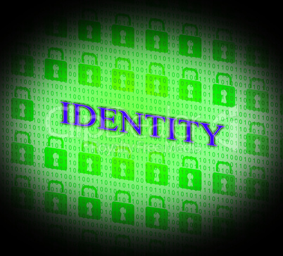 Online Identity Represents World Wide Web And Branding