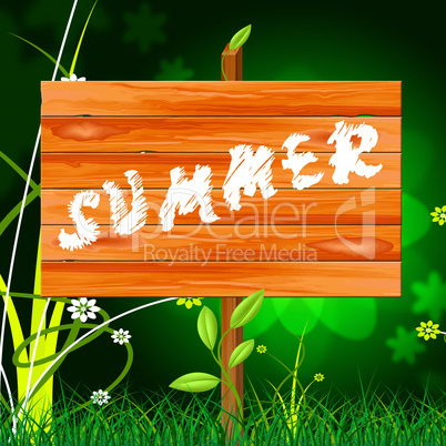 Nature Summer Represents Outdoors Rural And Natural