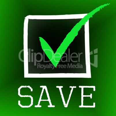 Tick Save Indicates Increase Passed And Check