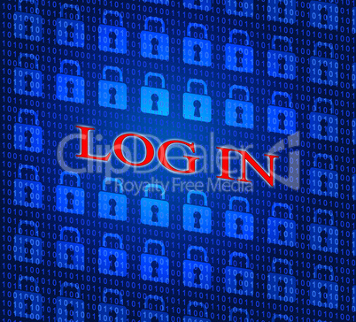 Log In Indicates World Wide Web And Encryption