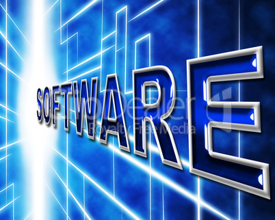 Technology Software Represents Application Program And Freeware