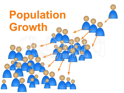 Population Growth Shows Family Reproduction And Expecting