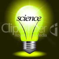 Science Lightbulb Shows Chemistry Physics And Formulas
