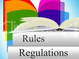 Regulations Rules Shows Regulate Guidelines And Guideline