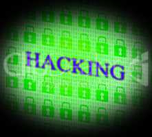 Hacking Online Indicates World Wide Web And Unauthorized