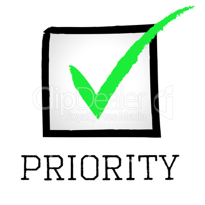 Priority Tick Shows Correct Mark And Preference