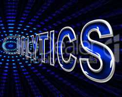 Web Analytics Means Website Analyzing And Internet
