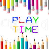 Play Time Indicates Toddlers Enjoyment And Youngster