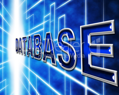 Data Technology Represents Dataflow Database And Hi-Tech