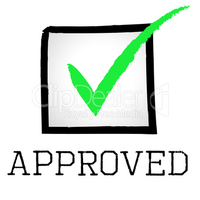 Approved Tick Shows Checked Confirm And Verified