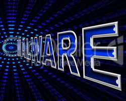 Security Malware Means Trojan Encrypt And Infection