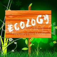 Ecology Eco Indicates Earth Day And Eco-Friendly