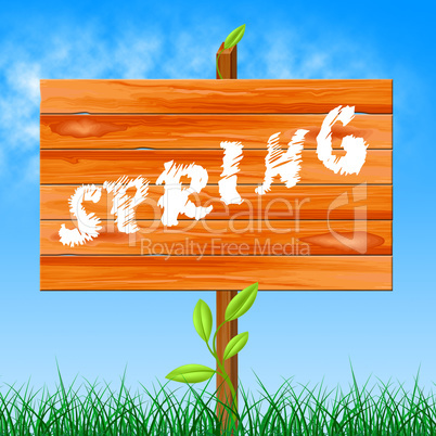 Nature Spring Shows Seasons Environmental And Countryside