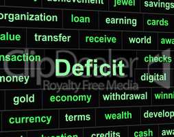 Deficit Debts Means Financial Obligation And Arrears