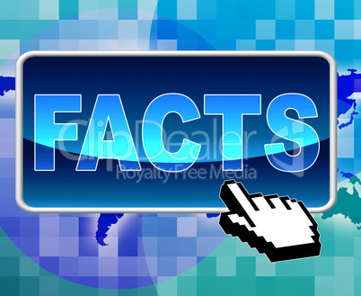 Facts Button Shows World Wide Web And Answers