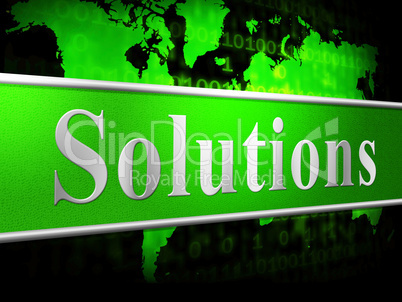 Solution Solutions Shows Succeed Success And Advertisement