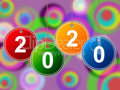 New Year Shows Celebrations Twenty And Celebration