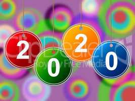 New Year Shows Celebrations Twenty And Celebration