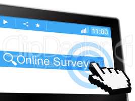 Online Survey Means World Wide Web And Assessing