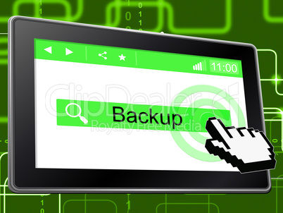 Backup Online Shows World Wide Web And Archives