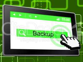 Backup Online Shows World Wide Web And Archives