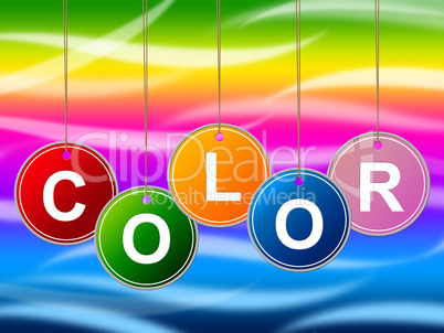 Paint Colorful Means Colours Multicolored And Multicoloured