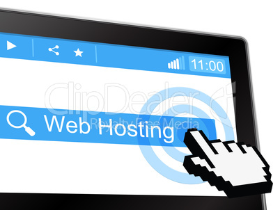 Web Hosting Represents Www Webhosting And Webhost