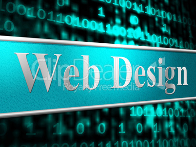 Web Design Indicates Websites Www And Website