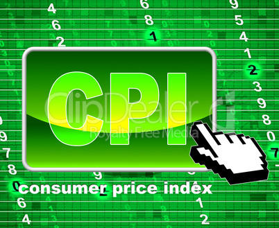 Consumer Price Index Represents Web Site And Website