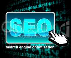 Online Seo Represents World Wide Web And Optimization