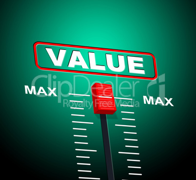 Value Max Represents Upper Limit And Cost