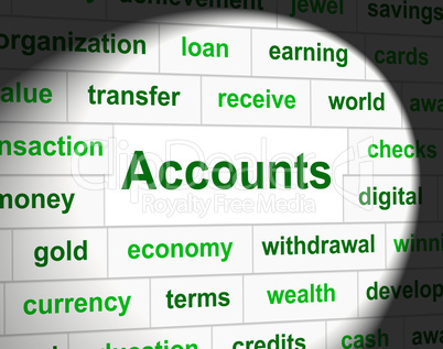 Accounting Accounts Represents Balancing The Books And Accountant