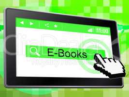 E Books Represents World Wide Web And Websites