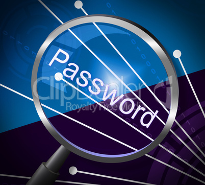 Magnifier Password Shows Log In And Accessible