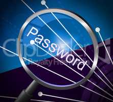 Magnifier Password Shows Log In And Accessible