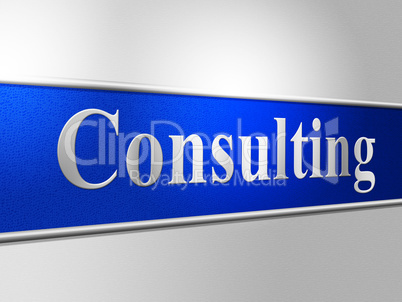 Consult Consulting Indicates Refer To And Ask