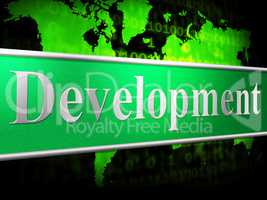 Develop Development Shows Evolution Forming And Enlargement