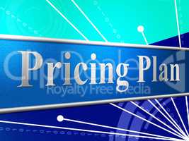 Pricing Plan Represents Stratagem Strategy And Idea