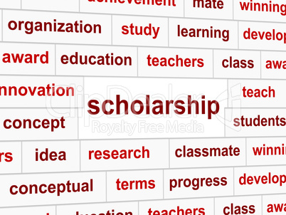 Scholarship Educate Means College Learned And Certificate
