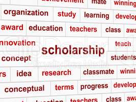Scholarship Educate Means College Learned And Certificate