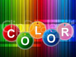 Color Colorful Represents Paint Colors And Colour