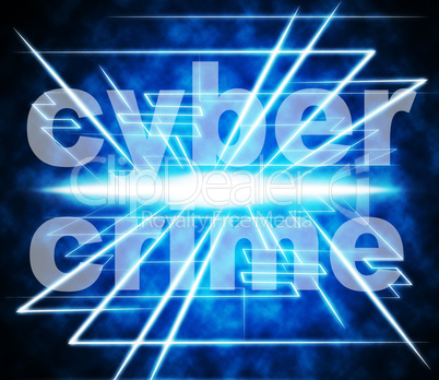 Cyber Crime Indicates World Wide Web And Felony