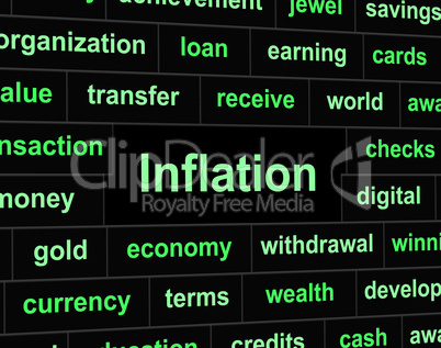 Finance Inflation Means Investment Growing And Earnings