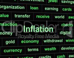 Finance Inflation Means Investment Growing And Earnings