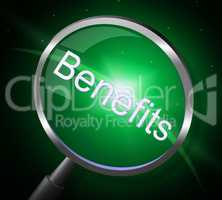 Benefits Magnifier Represents Search Pay And Magnification