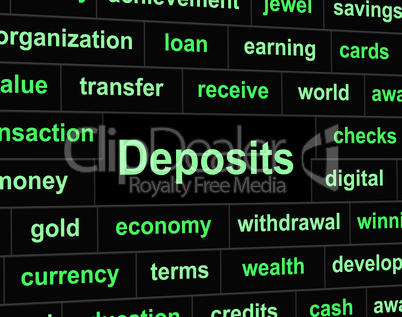 Deposits Deposit Represents Part Payment And Advance