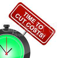 Cut Costs Represents Savings Purchase And Price