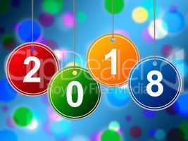 New Year Shows Two Thosand Eighteen And Annual