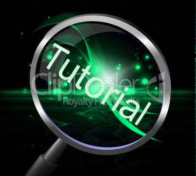 Tutorial Magnifier Indicates Educated Research And Education